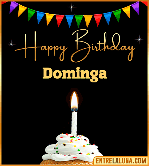 GiF Happy Birthday Dominga
